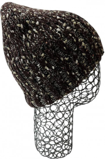 Шапка женская зимняя с мини-пайетками