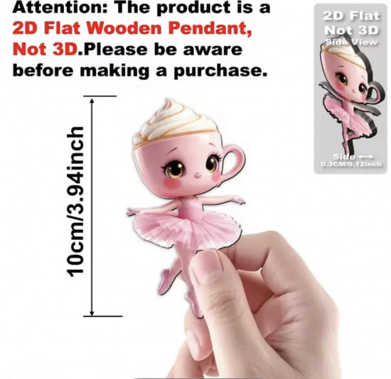 Ёлочное украшения «Балерина-капучино»