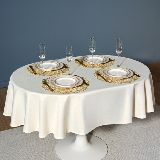 Скатерть овальная «Феерия. Золото»