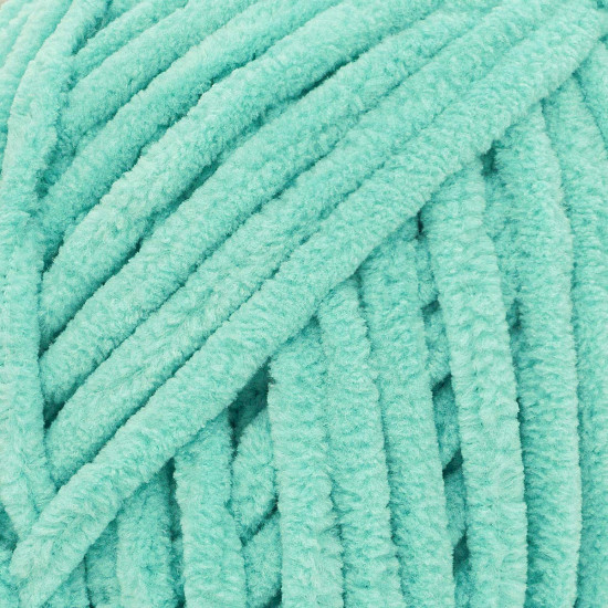 Пряжа для вязания «Velluto», цвет 490 Светло-бирюзовый