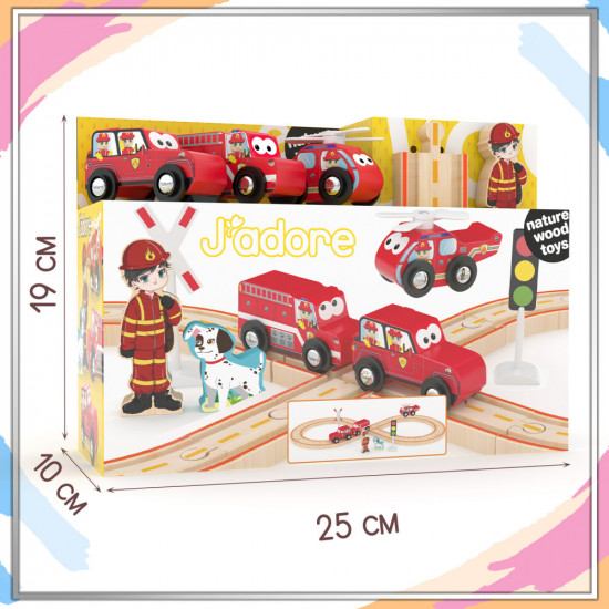 Игровой набор «Пожарное отделение с железной дорогой»