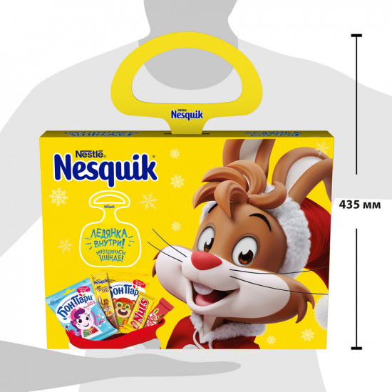 Подарочный набор конфет и детские санки-ледянки