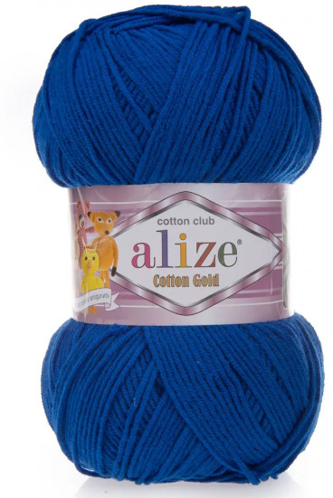 Пряжа для вязания «Cotton gold», цвет 141 Василек