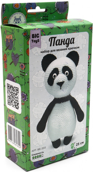 Набор для вязания крючком «Панда»