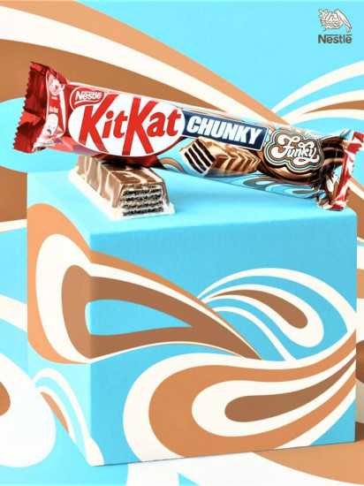 Батончик с хрустящей вафлей «Chunky Funky»