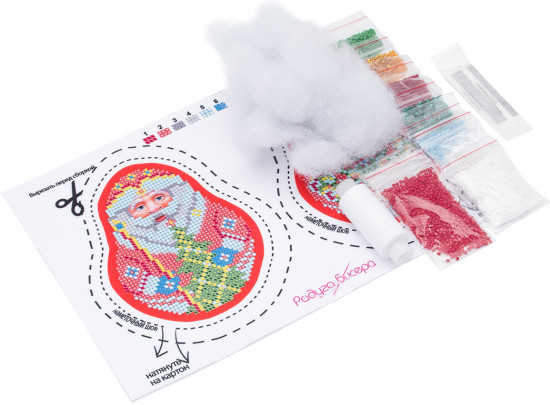 Набор для вышивания бисером «Дед Мороз»