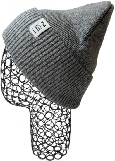 Шапка женская с отворотом