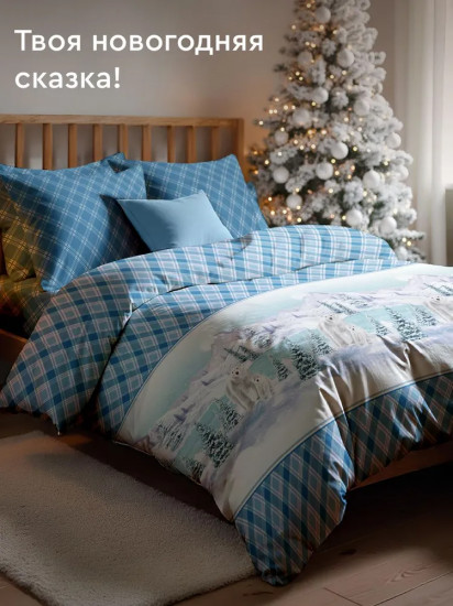 Комплект постельного белья «Белый север»