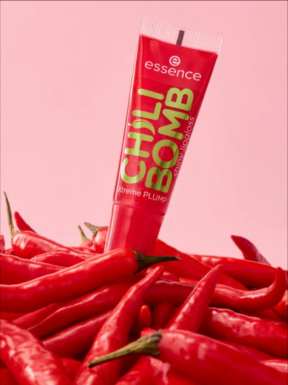 Блеск для губ «Chili Bomb shiny lipgloss» тон 01 Strawberry Salsa