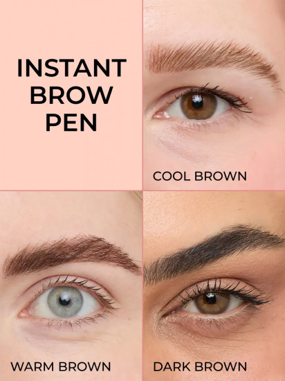 Маркер для бровей «Instant Brow Hair Pen», оттенок Warm Brown
