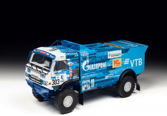 Сборная модеаль автомобиля KAMAZ-43509