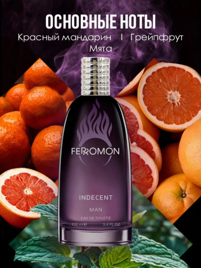 Туалетная вода для мужчин «Ferromon Indecent»