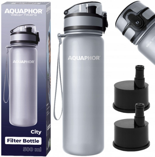 Бутылка для воды фильтр-насадкой «Сити»