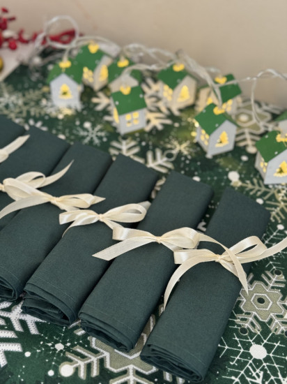 Новогодний набор для декора стола «Домик»