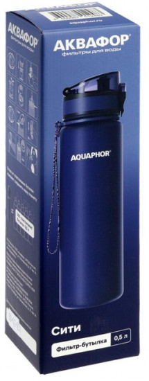 Бутылка для воды с фильтр-насадкой «Сити»