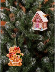 Набор игрушек ёлочных «Пряничная семейка» - Фото 2