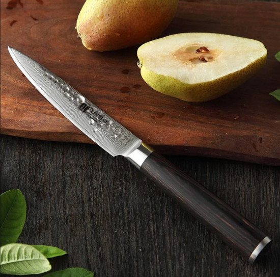 Набор ножей из дамасской стали