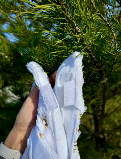 Новогодний коврик-юбка под ёлку