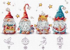 Набор для вышивания «Рождественские гномы» - Фото 4