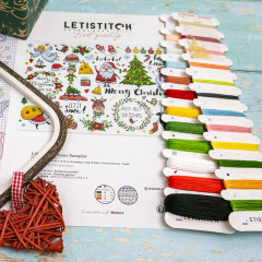 Набор для вышивания «Рождественский семплер» - Фото 1