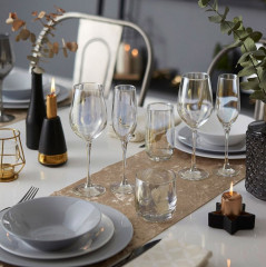 Набор бокалов для шампанского «Golden Chameleon» - Фото 1