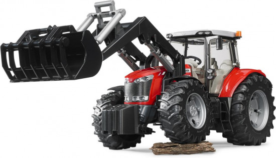 Трактор «Massey Ferguson 7600» с погрузчиком