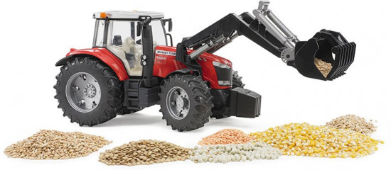 Трактор «Massey Ferguson 7600» с погрузчиком