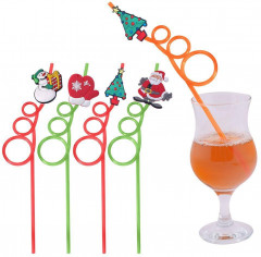 Трубочки для коктейля «Рождество» - Фото 2