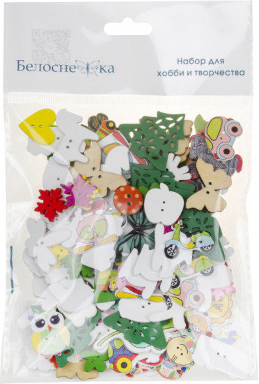 Набор пуговиц декоративных «Веселый праздник»