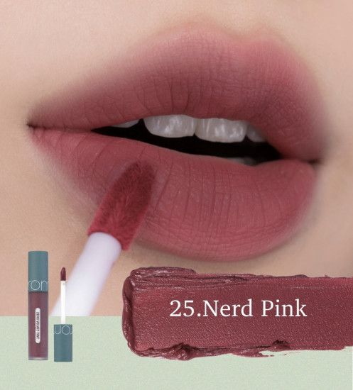 Нежный бархатный тинт для губ «Zero Velvet Tint», тон 25 Nerd Pink