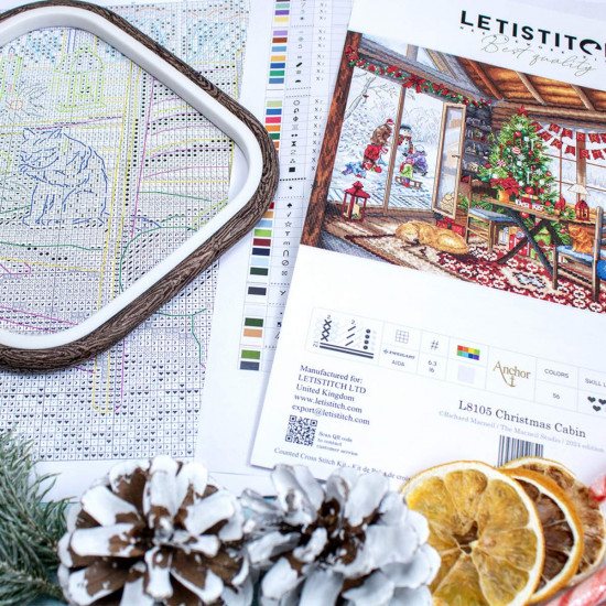 Набор для вышивания «Рождественский домик»
