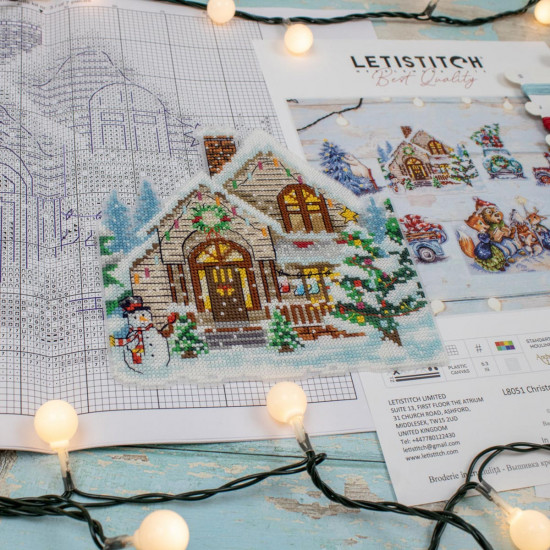 Набор для вышивания «Набор рождественских игрушек №3»