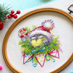 Набор для вышивания «Зимняя синичка» - Фото 4