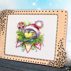 Набор для вышивания «Зимняя синичка» - Фото 5