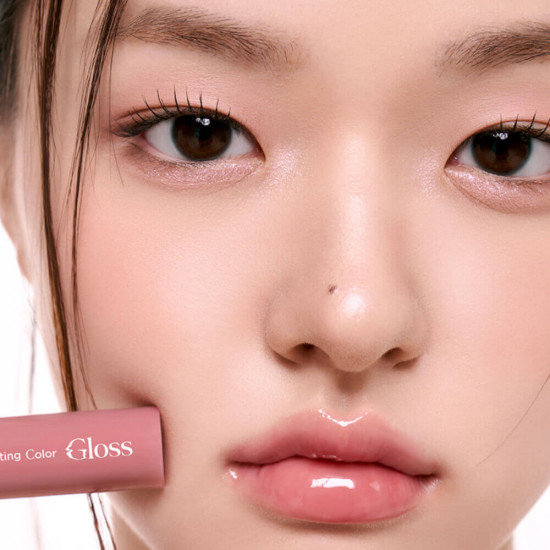 Стойкий блеск для эффекта стеклянных губ «Glasting Color Gloss», тон 05 Dim Mauve