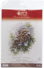 Набор для вышивания «Зимние шишки» - Фото 2
