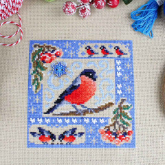 Набор для вышивания с бисером «Зимняя композиция» - Фото 4