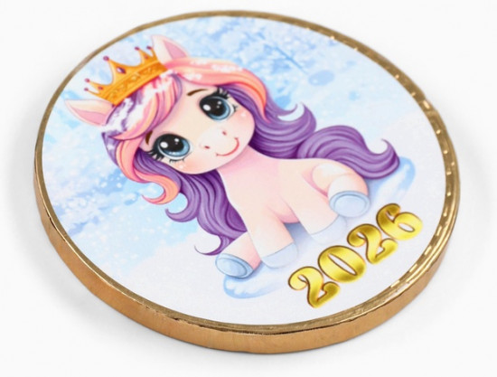 Медаль шоколадная «Новый год. Символ 2026»