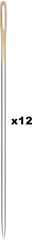 Набор игл ручных для вышивания и шитья с золотым ушком №5 - Фото 7
