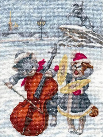 Набор для вышивания «Питерские музыканты»