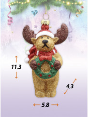 Набор игрушек ёлочных «Лесные гости» - Фото 4