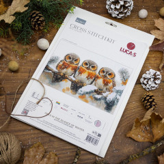 Набор для вышивания «Совы в зимней тишине» - Фото 3