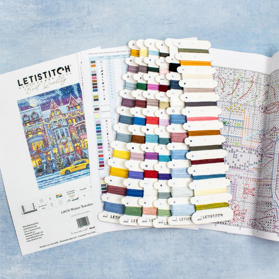 Набор для вышивания «Зимний таунхауск»