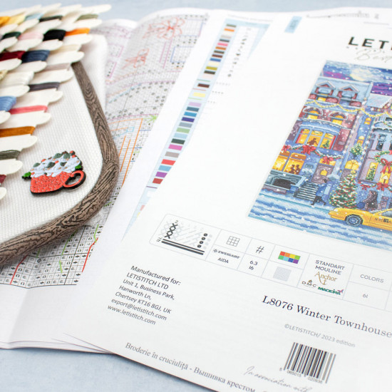 Набор для вышивания «Зимний таунхауск»