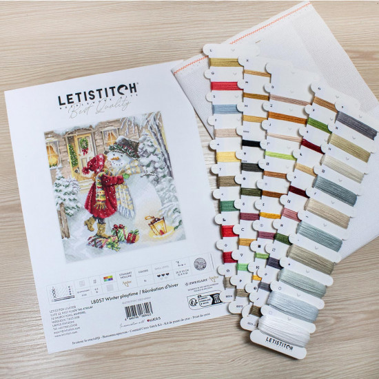 Набор для вышивания «Зимние игры»