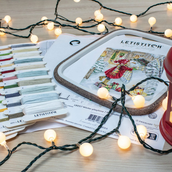 Набор для вышивания «Зимние игры»