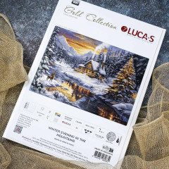 Набор для вышивания «Зимний вечер в горах» - Фото 2