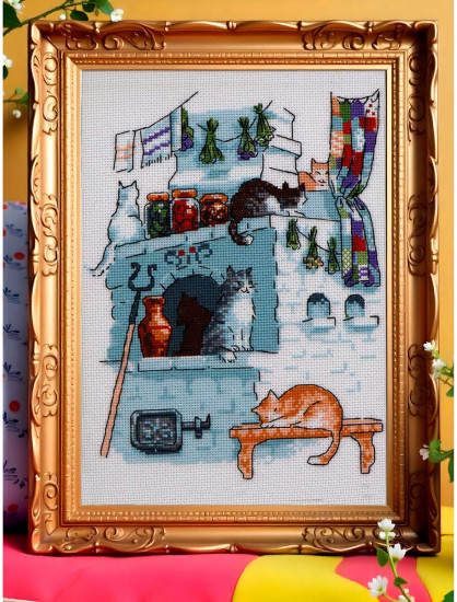 Набор для вышивания «Кошкин дом»