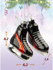 Игрушка ёлочная «Коньки» - Фото 2