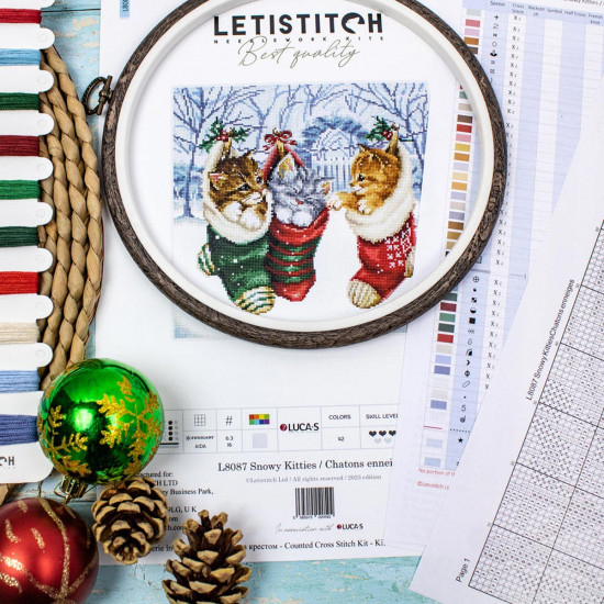 Набор для вышивания «Снежные котята»